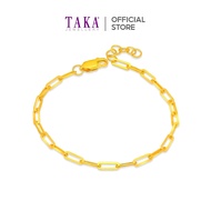 TAKA Jewellery 916 Gold Bracelet Links