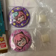 每個$49 已拆袋 Spy family Anya 安妮亞 間諜家家酒過家家 刺繡布 襟章 扣針  盲袋 Bandai 食玩  可扣在書包 放在痛袋上