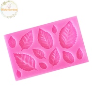 Withbetter 3D Rose Flower Leafs Silicone Mold DIY Fondant Chocolate Sugarcraft Cake Decor Baking Too