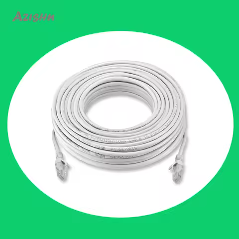AZISHN 10M 20M 30M 50M cat5 Ethernet Network Cable RJ45 Patch Outdoor Waterproof LAN Cable Wires For