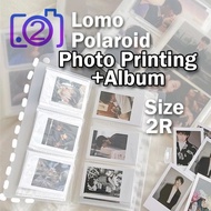 Foto Lomo/Polaroid Photo printing+Album/2R Photo print/size Polaroid/cetak gambar