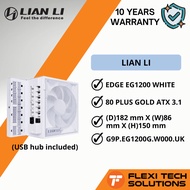 Flexi Tech LIAN LI EDGE 750W/850W/1000W/300W 80 PLUS GOLD L-SHAPED DESIGN ATX 3.1 PSU Power Supply