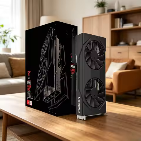 1900 MHz Radeon RX 9060 XT OC Gaming Graphics Card 16GB GDDR6 2xDP for Desktop PC