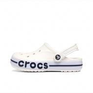 【ส่วนลดผลิตภัณฑ์ใหม่】Crocs Bayaband รองเท้าแตะกีฬา Crocs สำหรับผู้ชายและผู้หญิง - สีขาว