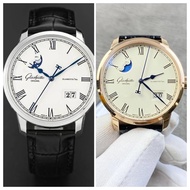 [SSS+Level]Professional Custom Moon Phase Watch Men's Essential Glashutte Model