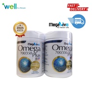 Megalive Omega-3 Fish Oil Plus EPA 700mg / DHA 350mg 100's x 2
