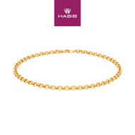 HABIB Oro Italia 916 Yellow Gold Anklet GA60291023