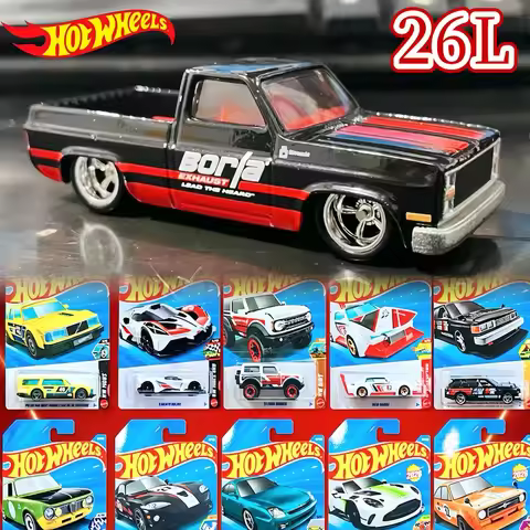 New Hot Wheels 1/64 Mainline Series 2026 L Case Mad Manga Bugatti Bolide Nissan Collection Car Dieca