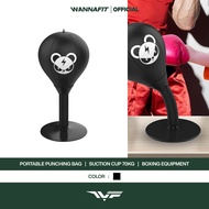 PERALATAN WANNAFIT Portable Table Boxing Bag | Mini Portable Punching Bag | Boxing & Self Defense Eq
