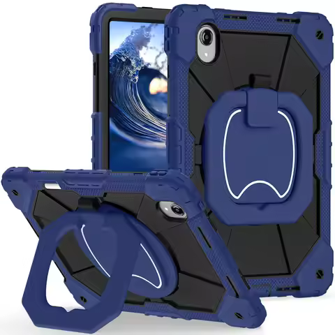 For Lenovo Idea Tab Pro Gen 2 TB390 Xiaoxin Pro 13 GT Rotation Bracelet Stand Case Pencil Slot Heavy
