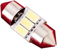 VALENTI SL202-T10WS-AQ Jewel LED Bulb, SL Series, Room Lamp, T8 x 28 Feston Type, 90 lm, Aqua White 15000