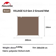 Naturehike Tikar Groundsheet Village 6/13 Flysheet Tarp Khemah Outdoor Camping Original Floor Mat