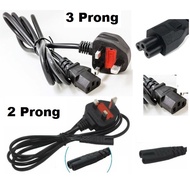 Local seller   Cord C5 C7 C13 Power Cord Cable UK 3 Pin Plug to 3 Prong Pin Power Lead Fig 8 Power M