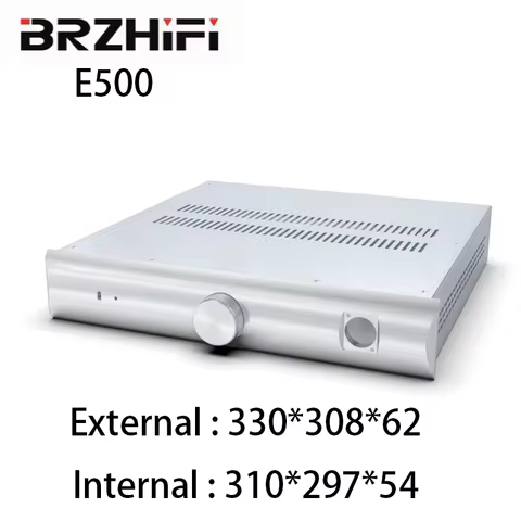 BRZHIFI E500 Gilmore Dynahi Class A Balanced Headphone Amplifier Board Box Sound System Aluminum Enc