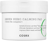 COSRX One Step Green Hero Calming Pad, 70 Pads, Toner-Soaked Pad, For Sensitive Skin