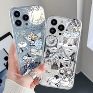 for POCO C65 C55 C40 M6 Pro 4G M4 M3 Pro 5G X6 X5 X4 X3 GT F3 Magic Girls Clear TPU Case Air Cushion Square Anti-Drop Cover