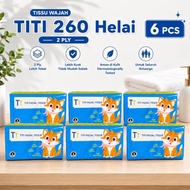 TITI 260 PACKAGE 6 PCS - facial tissue, tissue tissue 6 pack.