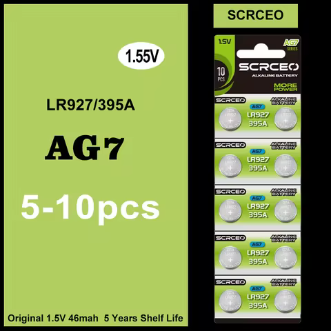 5-10PCS LR927 AG7 1.5V high stability lithium manganese battery LR57 395A 195 suitable for watch cal