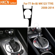 For Audi TT 8N 8J MK1 MK2 MK3 2008-2014 Black Car Accessories  Interior Gear Shift Outer Panel Cover