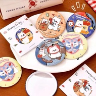 COMBO of 10 MINI HANDHELD MIRRORS Cermin Makeup Cermin Kecil Cermin Makeup Cermin Tangan