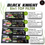 Black Knight 3 in 1 Aquarium Top Filter (8W, 12W, 15W, 18W)