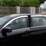 Use For Honda Accord 2014--2017 Year 4 Pcs Windows Visor Body Kit Door Accessories Electroplated Par