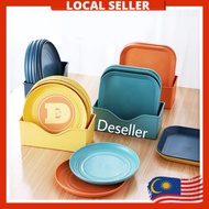 Pinggan Plastik Set Pinggan Mangkuk Plastik Colourful Set Home Dining Kitchen Small Plates Pinggan S