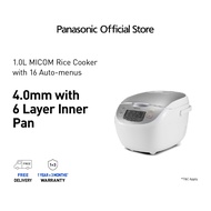 Panasonic SR-CX108SSH Fuzzy Logic Rice Cooker (1.0L)