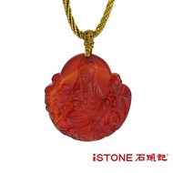 Stone Note Guanyin Necklace-Mercy Carnelian