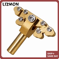LIZMON Fret Press Tool, Brass Brass Color Guitar Presser, Professional Fret Repair Tool For Fret Lev