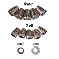 Metal End Tip Nickel Iron Aglet Lobby Stopper/