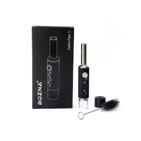 Adjustable Dry Herb Pipe Glass Combustion Tube Cigarette Pipe Recoil Hitter Blunt Pipe Tobacco Dry B