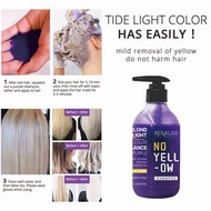【hot sale】 White turns to black/goyee shampoo and conditioner set/fusion purple hair shampoo/hair c
