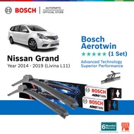 Bosch Aerotwin Retrofit U Hook Wiper Set for Nissan Grand Livina L11 (24"/14")
