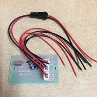 2.4G transceiver circuit operating 6 channels 3 motors voltage 4.5V - 6V