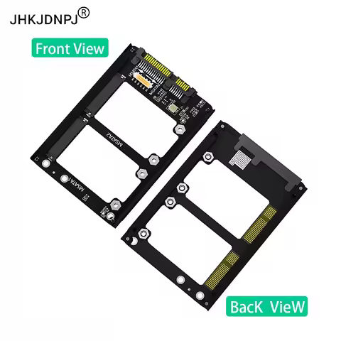 Dual Msata SSD to 2.5" SATA III with Frame Bracket - Retain mSATA SSD as 7mm 2.5" SATA Drive