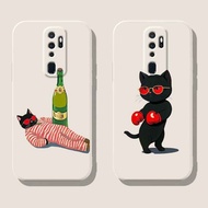 DMY case cat oppo A9 A5 A74 A95 A93 A92 A52 A72 F11 F9 R15 R17 R9S plus Find X2 X3 X5 pro soft silicone cover case shockproof