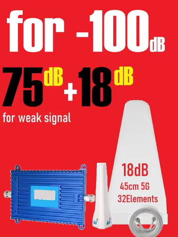 BAND 12 13 17 2 25 Signal Booster Cellular Amplifier 4G 5G Cellphone Repeater for Verizon AT&T ATT T