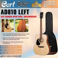 CORT AD810 Left-Handed 41 inch Acoustic Guitar (AD810 / AD810LH / AD-810-LH) tangan kiri giatr akust