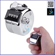 Hand Tally Counter 4 Digit Number Mini Digital Golf Clicker Manual Training Counting Max 9999 Counte