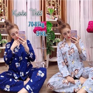 Kate BIGSIZE 65-85kg long sleeve pants set