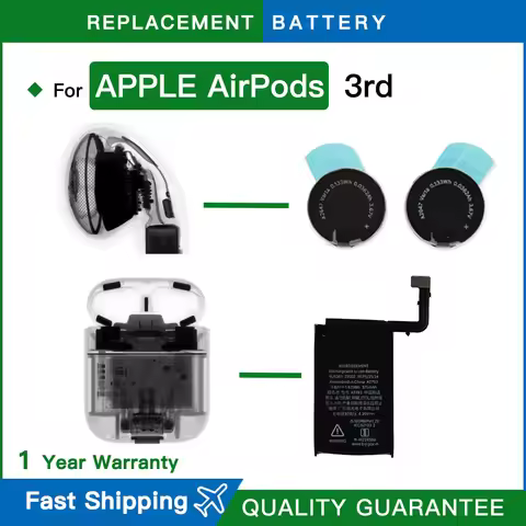 Brand New Replace Battery A2647 For Apple Airpods 3 Air pods 3 A2564 A2565 Airpods 3rd Replacement B