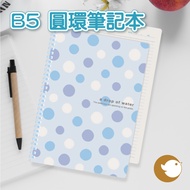 [CHL] B5 Ring Notebook Dot Made In Japan Notes Note Itinerary School Student Office Stationery Horiz