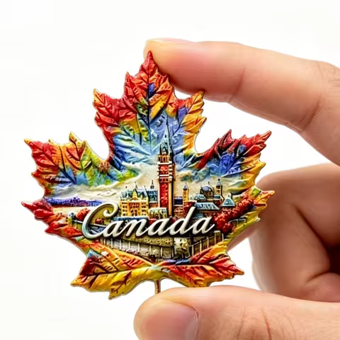 North America Canada 3D Fridge Magnets Tourism Souvenir Refrigerator Magnets Sticker