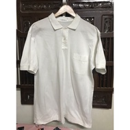 T shirt kolar YSL putih ✅