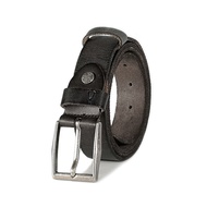 camel active Men Casual Genuine Leather Belt (1632HBRG-20#BLK)