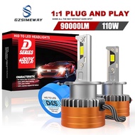 Gzsimeway D2S D4S LED CANBUS Xenon D1S D3S D2R D4R D5S D8S Car Headlight CSP 6500K White HID LED Hea