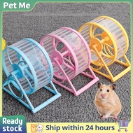 Hamsters Running Wheel Hamster Fully Enclosed Silent Sports Wheel Anti-Skid Treadmill Hamster Accessories Hamster Wheel Turntable Hamster Hamster Toy Diameter 12CM Hamster Supplies Plastic Running Wheel (Blue/Pink/Yellow)