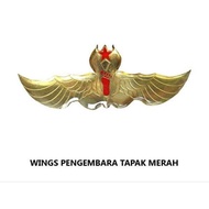 MERAH Red wing tread black wing pin wing PRAMUKA