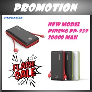 ORIGINAL Pineng PN-959 20000Mah PowerBank 3 Output Built In Cable PN959 PN 959